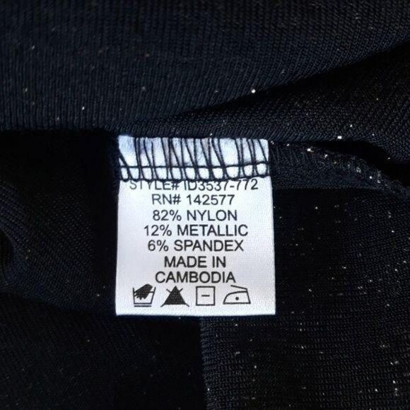 Iris Dress Choker Bodycon Peekaboo Deep V Cutout Back Metallic Geo Black Sz M - Picture 8 of 8